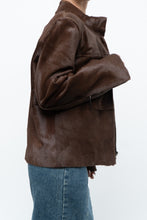 Load image into Gallery viewer, Vintage x Handmade Brown Pony Hair Jacket (XS-M)