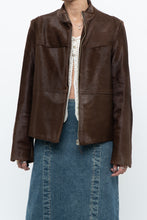 Load image into Gallery viewer, Vintage x Handmade Brown Pony Hair Jacket (XS-M)
