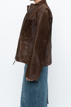 Load image into Gallery viewer, Vintage x Handmade Brown Pony Hair Jacket (XS-M)