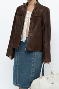 Vintage x Handmade Brown Pony Hair Jacket (XS-M)