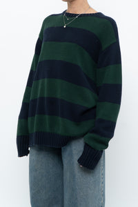 BRANDY MELVILLE x Navy, Green Cotton Oversized Knit Sweater (XS-XL)