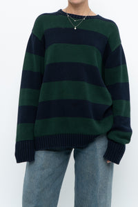 BRANDY MELVILLE x Navy, Green Cotton Oversized Knit Sweater (XS-XL)