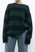 Load image into Gallery viewer, BRANDY MELVILLE x Navy, Green Cotton Oversized Knit Sweater (XS-XL)