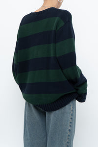 BRANDY MELVILLE x Navy, Green Cotton Oversized Knit Sweater (XS-XL)