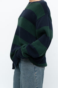 BRANDY MELVILLE x Navy, Green Cotton Oversized Knit Sweater (XS-XL)