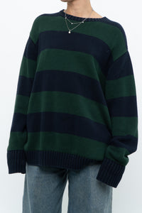BRANDY MELVILLE x Navy, Green Cotton Oversized Knit Sweater (XS-XL)
