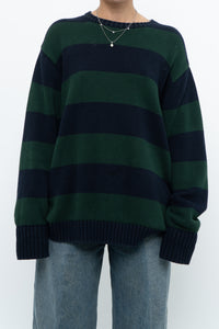 BRANDY MELVILLE x Navy, Green Cotton Oversized Knit Sweater (XS-XL)