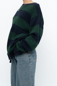 BRANDY MELVILLE x Navy, Green Cotton Oversized Knit Sweater (XS-XL)