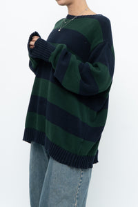 BRANDY MELVILLE x Navy, Green Cotton Oversized Knit Sweater (XS-XL)