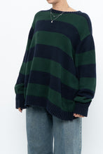 Load image into Gallery viewer, BRANDY MELVILLE x Navy, Green Cotton Oversized Knit Sweater (XS-XL)