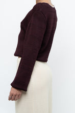 Load image into Gallery viewer, REISS x Burgundy, Cream Knit Sweater (XS-M)