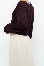 Load image into Gallery viewer, REISS x Burgundy, Cream Knit Sweater (XS-M)
