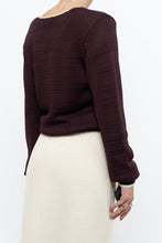Load image into Gallery viewer, REISS x Burgundy, Cream Knit Sweater (XS-M)