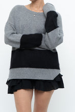 Load image into Gallery viewer, DUFFY x Grey, Black Oversized Cashmere Knit Sweater (S-L)