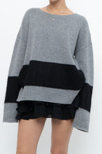 Load image into Gallery viewer, DUFFY x Grey, Black Oversized Cashmere Knit Sweater (S-L)