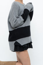 Load image into Gallery viewer, DUFFY x Grey, Black Oversized Cashmere Knit Sweater (S-L)