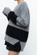 Load image into Gallery viewer, DUFFY x Grey, Black Oversized Cashmere Knit Sweater (S-L)