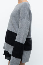 Load image into Gallery viewer, DUFFY x Grey, Black Oversized Cashmere Knit Sweater (S-L)