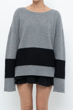 Load image into Gallery viewer, DUFFY x Grey, Black Oversized Cashmere Knit Sweater (S-L)