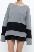 Load image into Gallery viewer, DUFFY x Grey, Black Oversized Cashmere Knit Sweater (S-L)