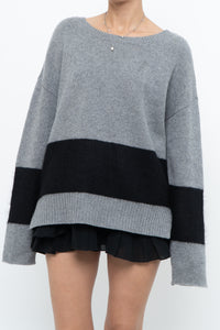 DUFFY x Grey, Black Oversized Cashmere Knit Sweater (S-L)