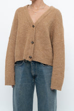 Load image into Gallery viewer, MANGO x Tan Oversized Wool-blend Cropped Knit Cardigan (S-L)