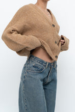 Load image into Gallery viewer, MANGO x Tan Oversized Wool-blend Cropped Knit Cardigan (S-L)
