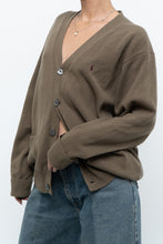 Load image into Gallery viewer, Vintage x RALPH LAUREN Olive Green, Burgundy Wool Cardigan (XS-L)