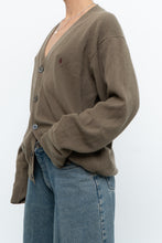 Load image into Gallery viewer, Vintage x RALPH LAUREN Olive Green, Burgundy Wool Cardigan (XS-L)