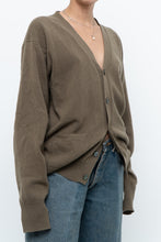 Load image into Gallery viewer, Vintage x RALPH LAUREN Olive Green, Burgundy Wool Cardigan (XS-L)