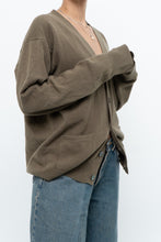 Load image into Gallery viewer, Vintage x RALPH LAUREN Olive Green, Burgundy Wool Cardigan (XS-L)