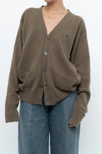 Load image into Gallery viewer, Vintage x RALPH LAUREN Olive Green, Burgundy Wool Cardigan (XS-L)