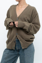 Load image into Gallery viewer, Vintage x RALPH LAUREN Olive Green, Burgundy Wool Cardigan (XS-L)