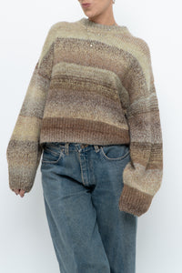 HM x Deadstock Green, Brown Glitter Knit Oversized Sweater (XS-L)