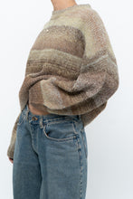 Load image into Gallery viewer, HM x Deadstock Green, Brown Glitter Knit Oversized Sweater (XS-L)
