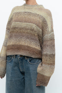 HM x Deadstock Green, Brown Glitter Knit Oversized Sweater (XS-L)