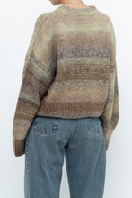Load image into Gallery viewer, HM x Deadstock Green, Brown Glitter Knit Oversized Sweater (XS-L)