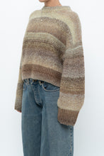 Load image into Gallery viewer, HM x Deadstock Green, Brown Glitter Knit Oversized Sweater (XS-L)