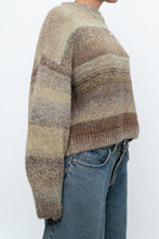 Load image into Gallery viewer, HM x Deadstock Green, Brown Glitter Knit Oversized Sweater (XS-L)