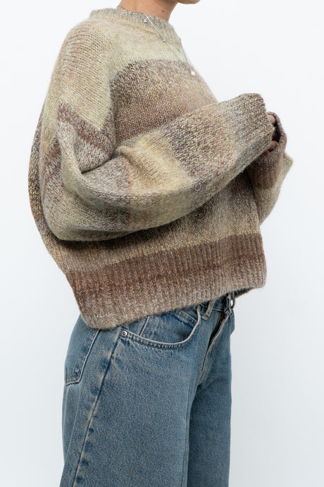 HM x Deadstock Green, Brown Glitter Knit Oversized Sweater (XS-L)