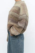 Load image into Gallery viewer, HM x Deadstock Green, Brown Glitter Knit Oversized Sweater (XS-L)
