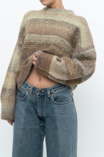 Load image into Gallery viewer, HM x Deadstock Green, Brown Glitter Knit Oversized Sweater (XS-L)