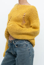 Load image into Gallery viewer, Modern x Made in Italy x Honey Yellow Wool Thrashed Knit Sweater (XS-L)