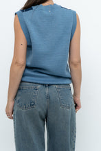 Load image into Gallery viewer, Vintage x Blue Knit Argyle Vest (XS-M)