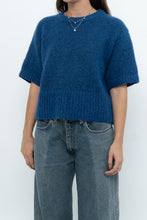 Load image into Gallery viewer, Modern x ZARA Blue Short Sleeve Oversized Knit Sweater (XS-M)