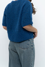 Load image into Gallery viewer, Modern x ZARA Blue Short Sleeve Oversized Knit Sweater (XS-M)