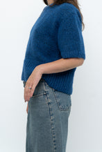 Load image into Gallery viewer, Modern x ZARA Blue Short Sleeve Oversized Knit Sweater (XS-M)
