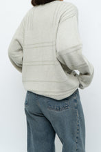 Load image into Gallery viewer, Vintage x Slate Grey Patterned Knit Sweater (XS-L)