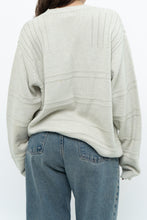 Load image into Gallery viewer, Vintage x Slate Grey Patterned Knit Sweater (XS-L)