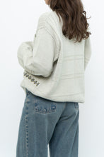 Load image into Gallery viewer, Vintage x Slate Grey Patterned Knit Sweater (XS-L)